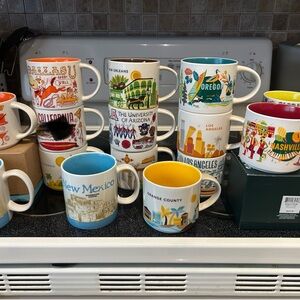 Starbucks City-Themed Mug Collection - Multicolor